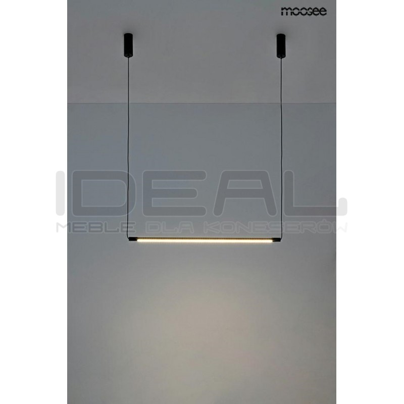 Lampa wisząca pozioma OMBRE LEVEL 90 czarna