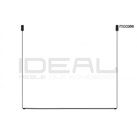 Lampa wisząca pozioma OMBRE LEVEL 100 czarna