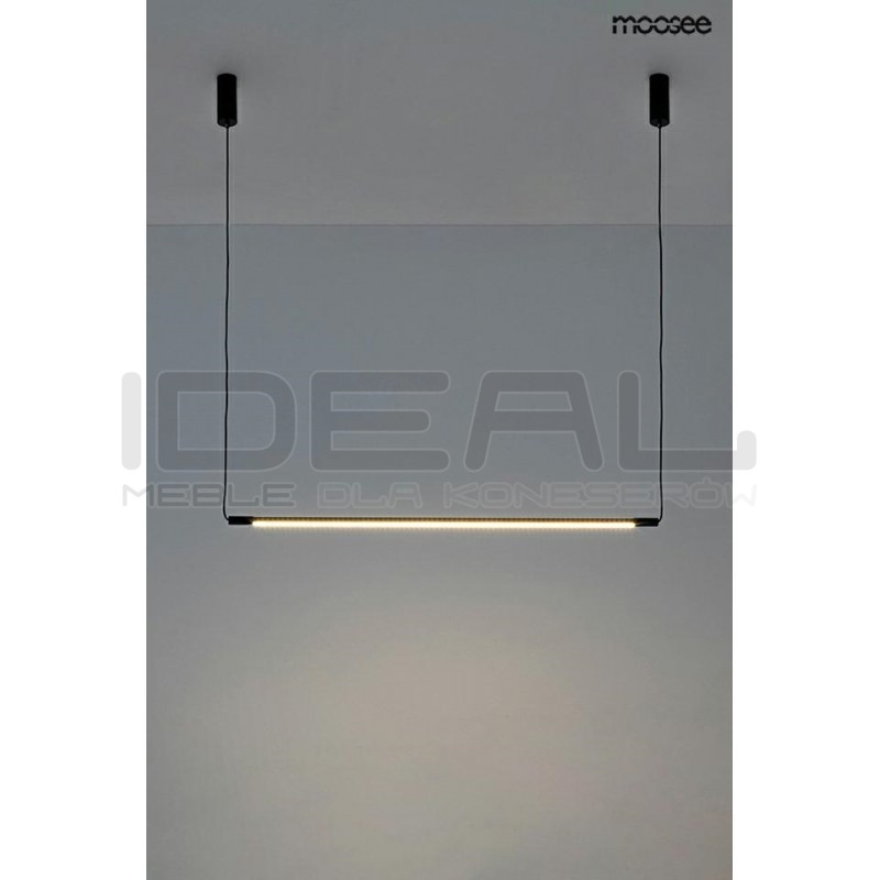 Lampa wisząca pozioma OMBRE LEVEL 100 czarna