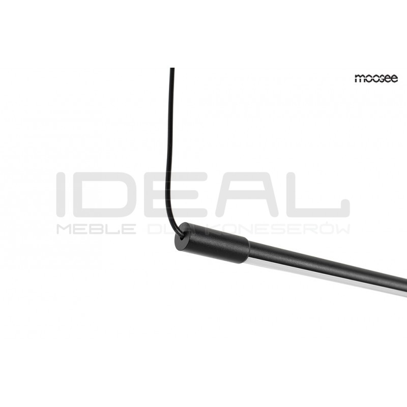 Lampa wisząca pozioma OMBRE LEVEL 100 czarna