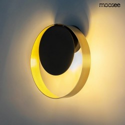 Kinkiet glamour BAND złoto czarny