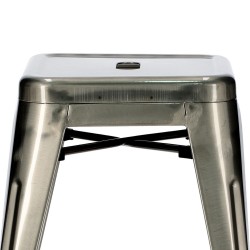 Stołek Paris inspirowany Tolix