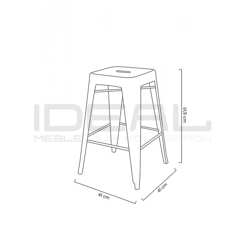 Hoker Tower INSPIROWANY TOLIX 66 metalowy (Paris)