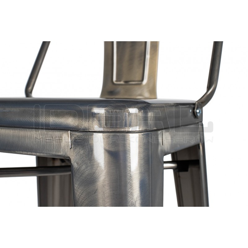 Hoker Tower Big Back z wysokim oparciem INSPIROWANY TOLIX 76 metalowy (Paris)