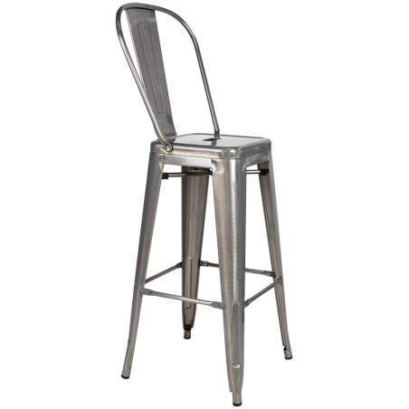 Hoker Tower Big Back z wysokim oparciem INSPIROWANY TOLIX 76 metalowy (Paris)