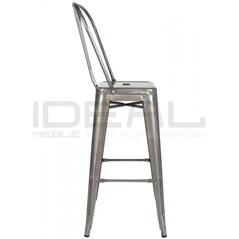 Hoker Tower Big Back z wysokim oparciem INSPIROWANY TOLIX 76 metalowy (Paris)