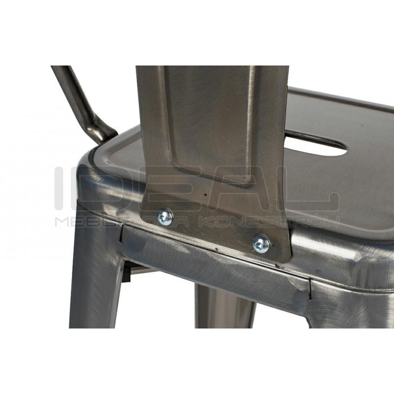Hoker Tower Big Back z wysokim oparciem INSPIROWANY TOLIX 66 metalowy (Paris)