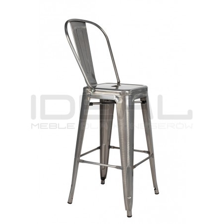 Hoker Tower Big Back z wysokim oparciem INSPIROWANY TOLIX 66 metalowy (Paris)