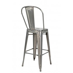 Hoker Tower Big Back z wysokim oparciem INSPIROWANY TOLIX 66 metalowy (Paris)