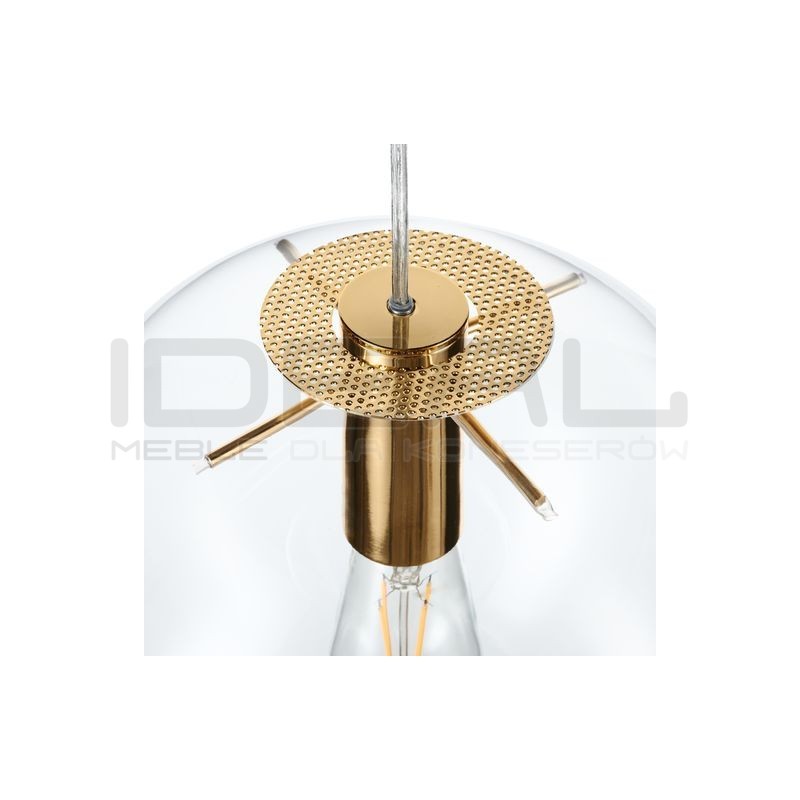 LAMPA WISZĄCA Glamour TONDA SANDRA ZŁOTA 25