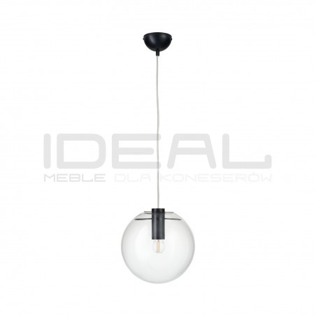 LAMPA WISZĄCA Geometryczna TONDA SANDRA CZARNA 25