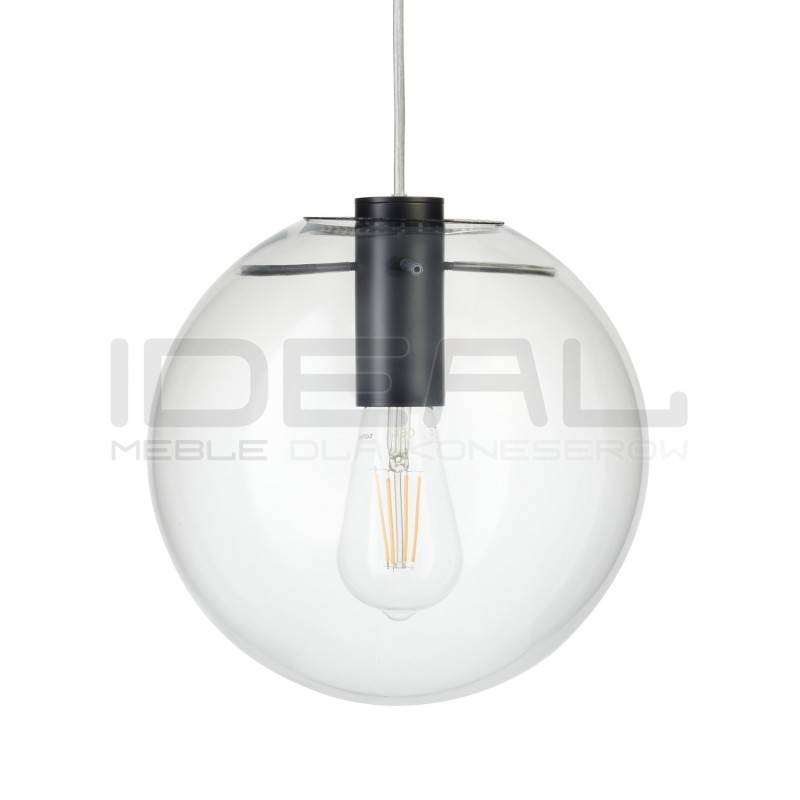 LAMPA WISZĄCA Geometryczna TONDA SANDRA CZARNA 25