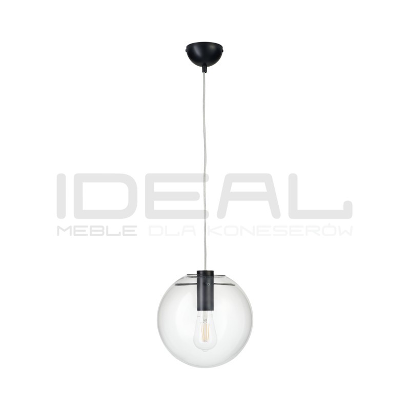 LAMPA WISZĄCA Geometryczna TONDA SANDRA CZARNA 25