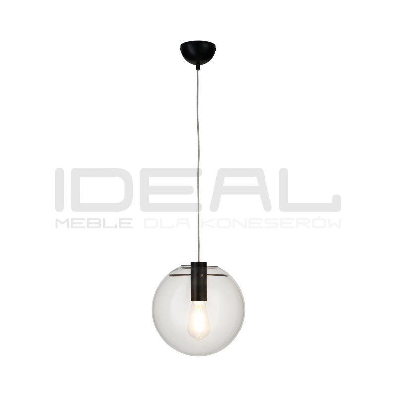 LAMPA WISZĄCA Geometryczna TONDA SANDRA CZARNA 25