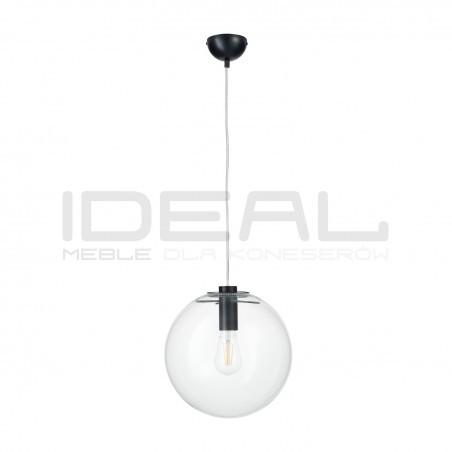 LAMPA WISZĄCA Geometryczna TONDA SANDRA CZARNA 30