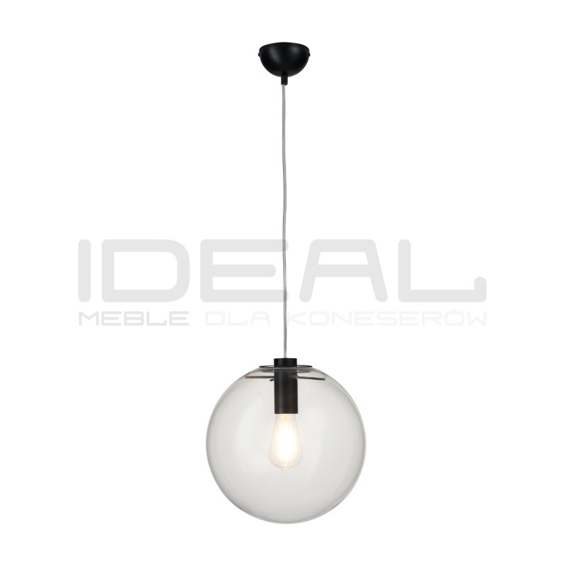 LAMPA WISZĄCA Geometryczna TONDA SANDRA CZARNA 30