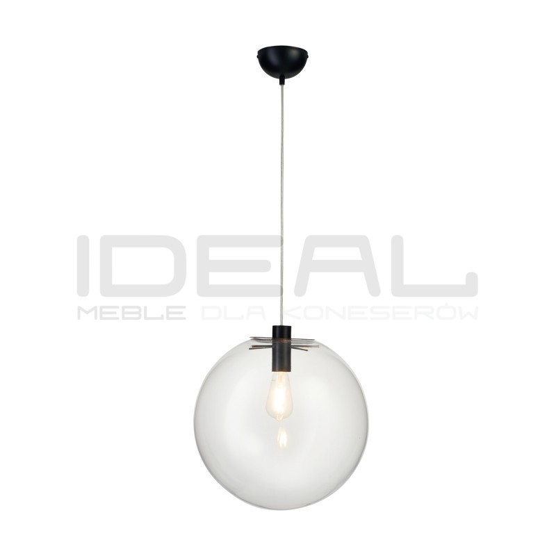 LAMPA WISZĄCA Geometryczna TONDA SANDRA CZARNA 40