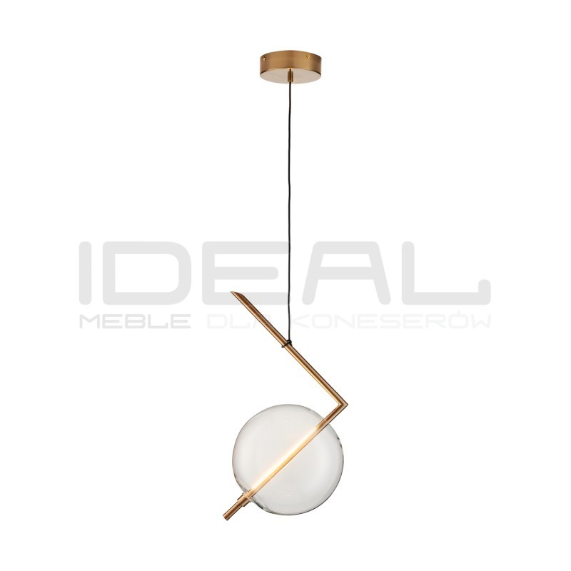 LAMPA WISZĄCA GLAMOUR AMORE ZŁOTA 24