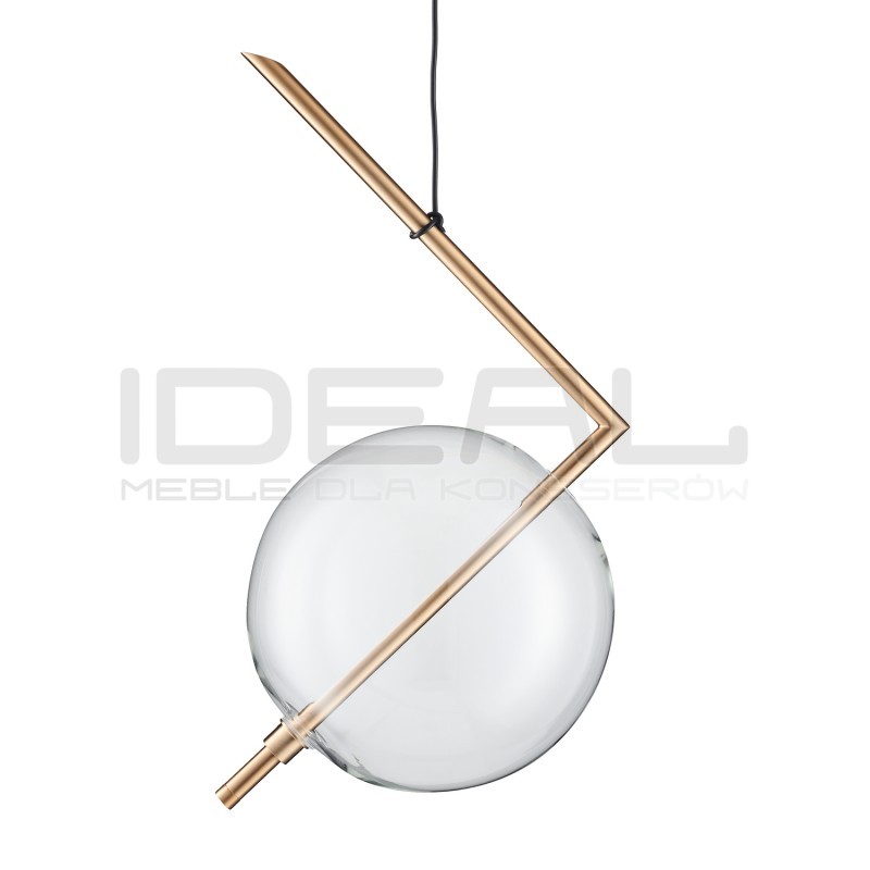 LAMPA WISZĄCA GLAMOUR AMORE ZŁOTA 24