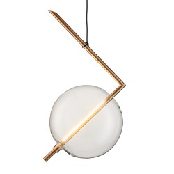 LAMPA WISZĄCA GLAMOUR AMORE ZŁOTA 24