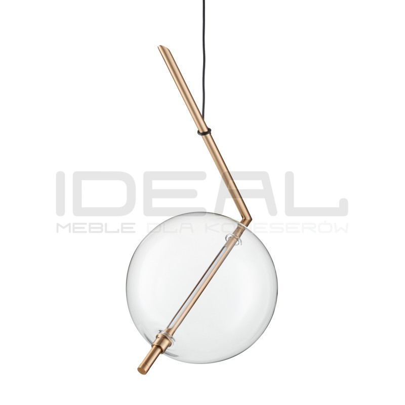 LAMPA WISZĄCA GLAMOUR AMORE ZŁOTA 24