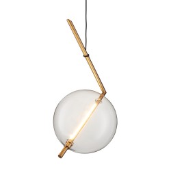 LAMPA WISZĄCA GLAMOUR AMORE ZŁOTA 24