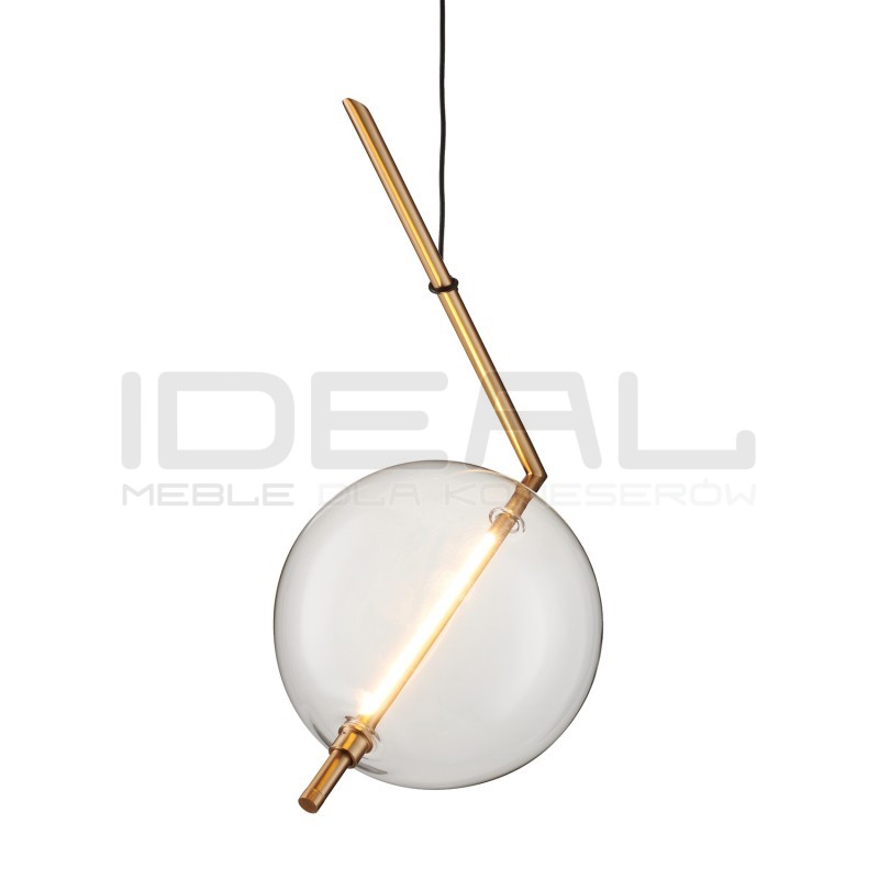 LAMPA WISZĄCA GLAMOUR AMORE ZŁOTA 24