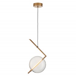 LAMPA WISZĄCA GLAMOUR AMORE ZŁOTA 24