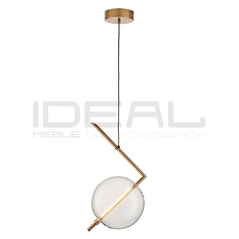 LAMPA WISZĄCA GLAMOUR AMORE ZŁOTA 24