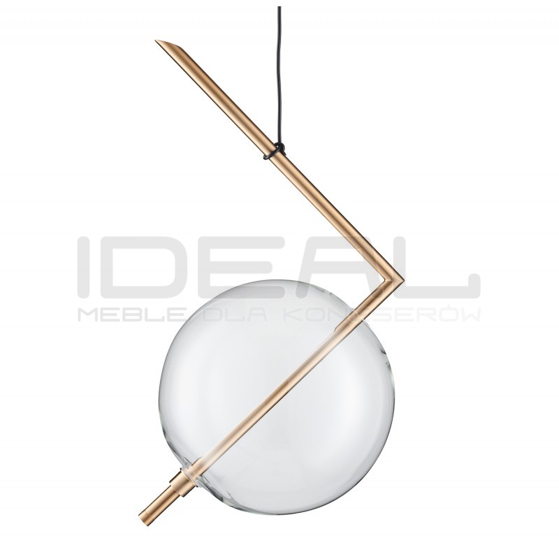 LAMPA WISZĄCA GLAMOUR AMORE ZŁOTA 24