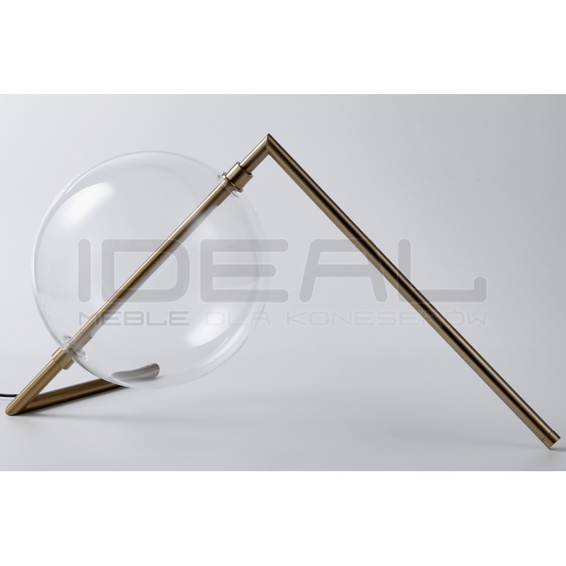 LAMPA STOŁOWA GLAMOUR AMORE ZŁOTA 25
