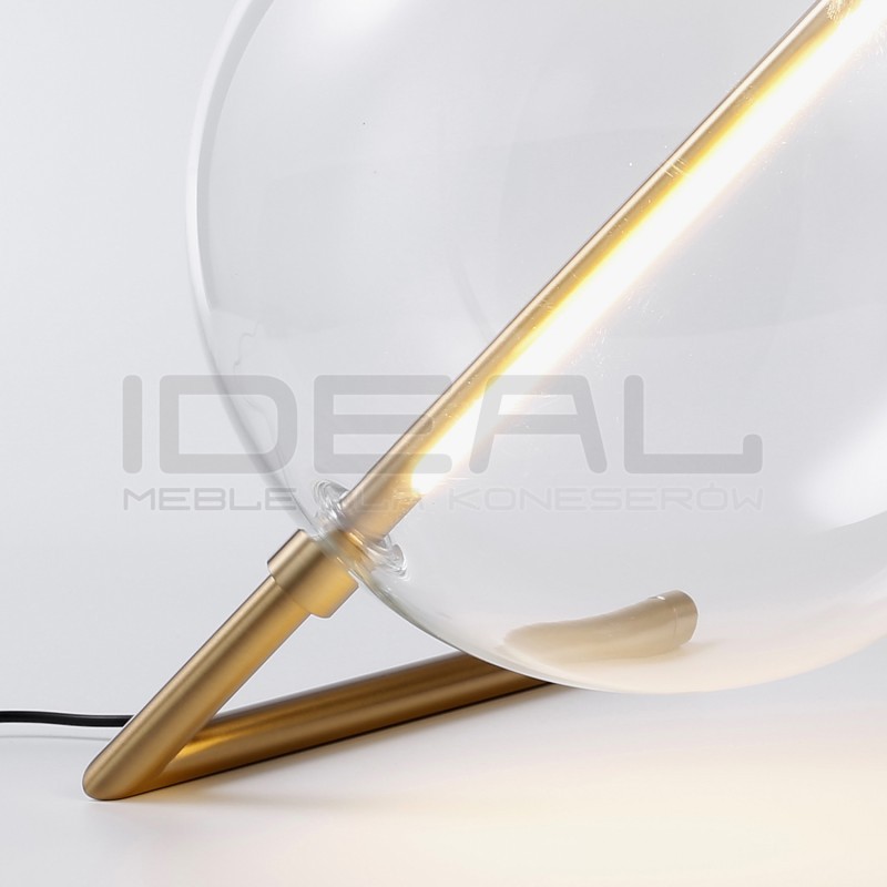 LAMPA STOŁOWA GLAMOUR AMORE ZŁOTA 25