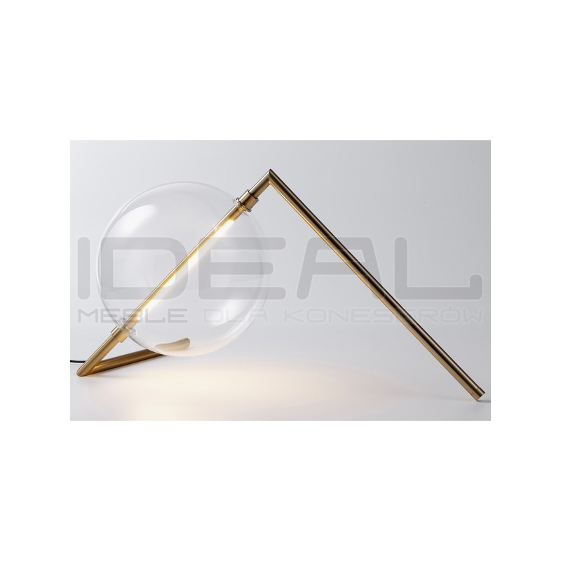 LAMPA STOŁOWA GLAMOUR AMORE ZŁOTA 25