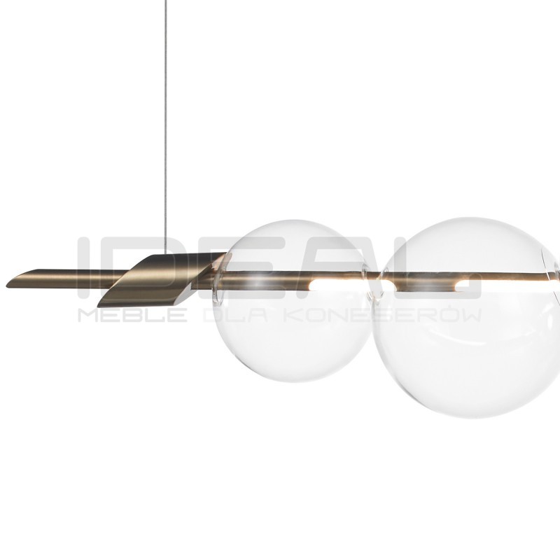 LAMPA WISZĄCA GLAMOUR AMORE ZŁOTA 153