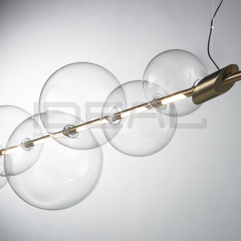 LAMPA WISZĄCA GLAMOUR AMORE ZŁOTA 153