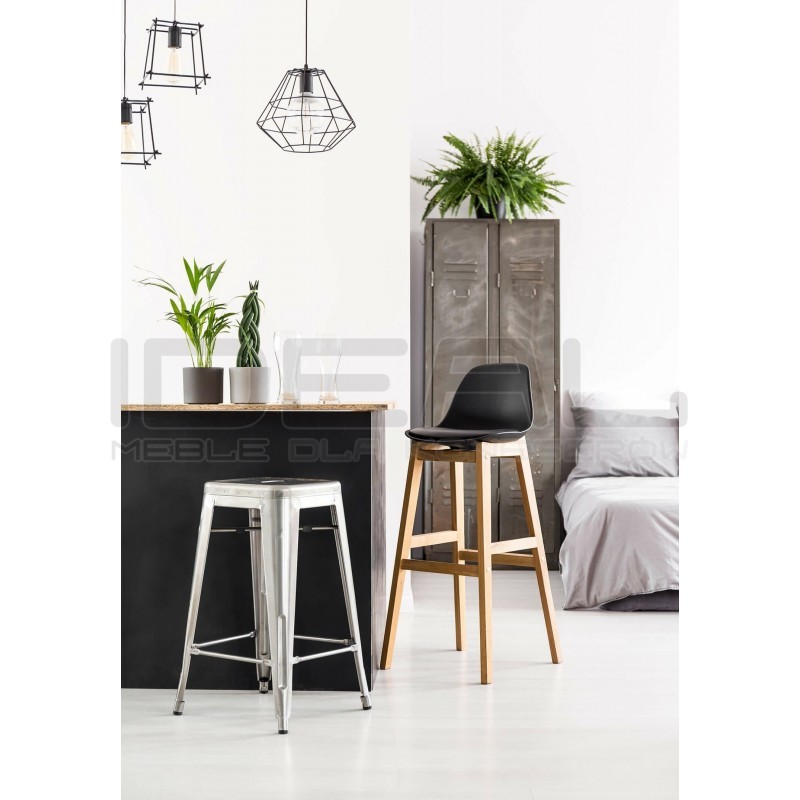 Stołek barowy - hoker Paris inspirowany Tolix