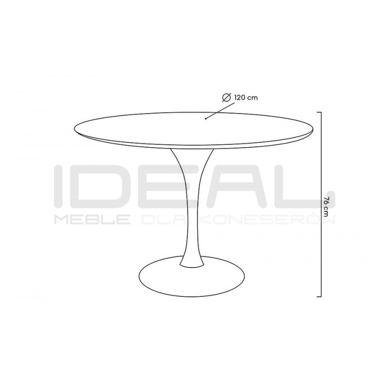 Stół Inspirowany Projektem Tulip Premium 120