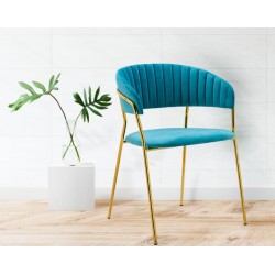 Krzesło Glamour Kubełkowe Margo