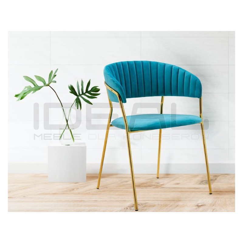 Krzesło Glamour Kubełkowe Margo