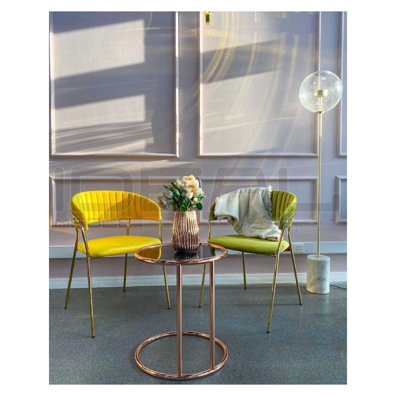 Krzesło Glamour Kubełkowe Margo