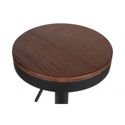 Hoker loftowy VOLT regulowany drewno ciemny wiąz