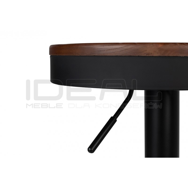 Hoker loftowy VOLT regulowany drewno ciemny wiąz