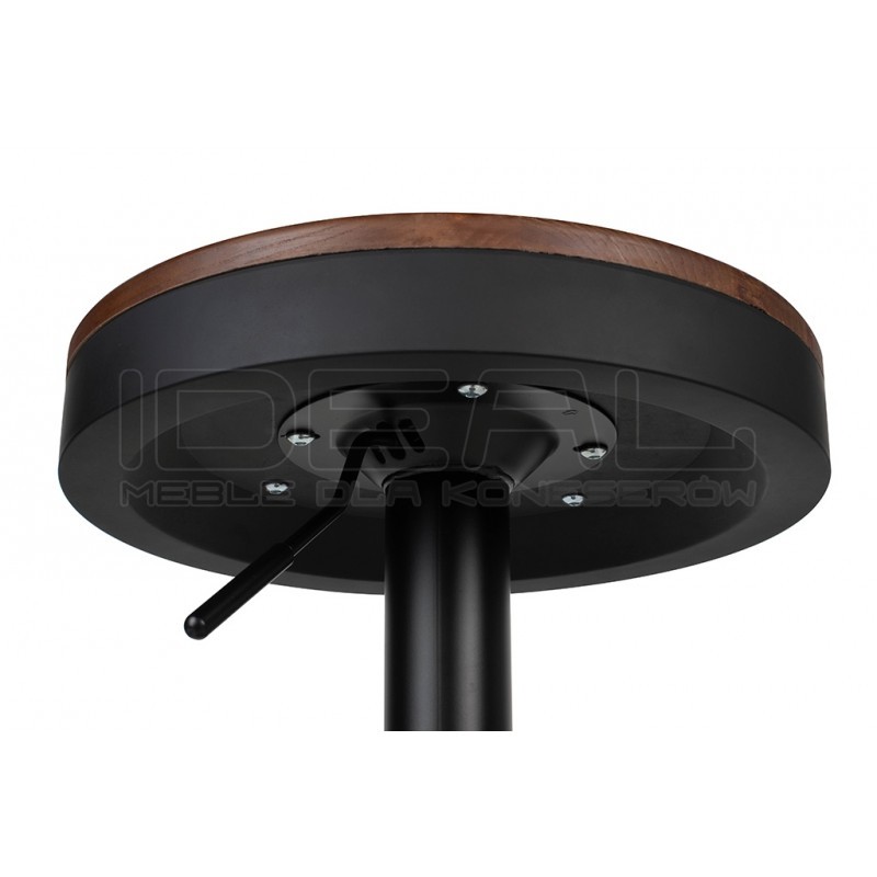 Hoker loftowy VOLT regulowany drewno ciemny wiąz