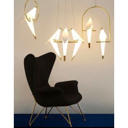 Fotel glamour SHRIMP VELVET