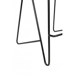 Hoker PERSY czarny 66 niskie oparcie