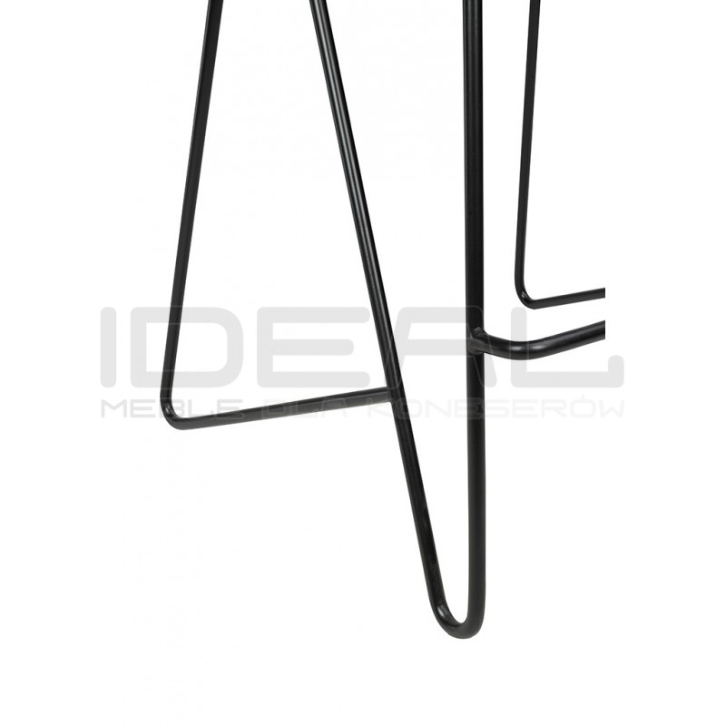 Hoker PERSY czarny 66 niskie oparcie