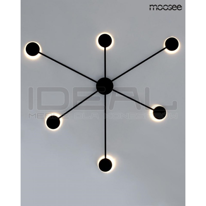 Plafon SHADOW 6 Close czarny