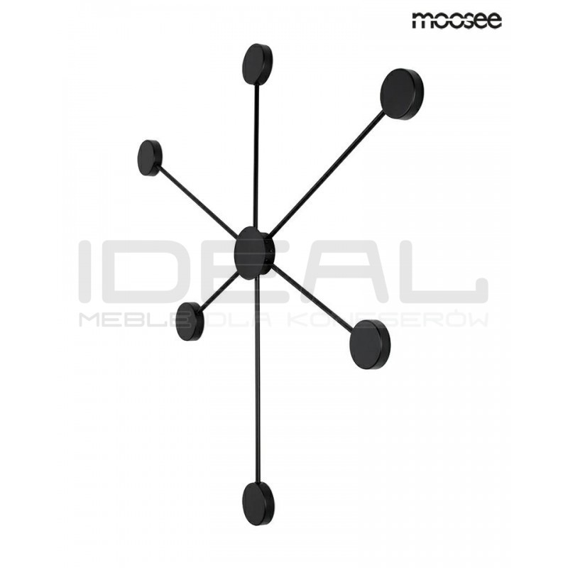 Plafon SHADOW 6 Close czarny