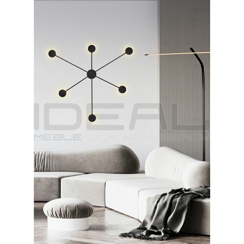 Plafon SHADOW 6 Close czarny