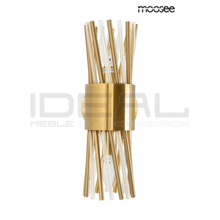 Kinkiet glamour LORENZO złoty